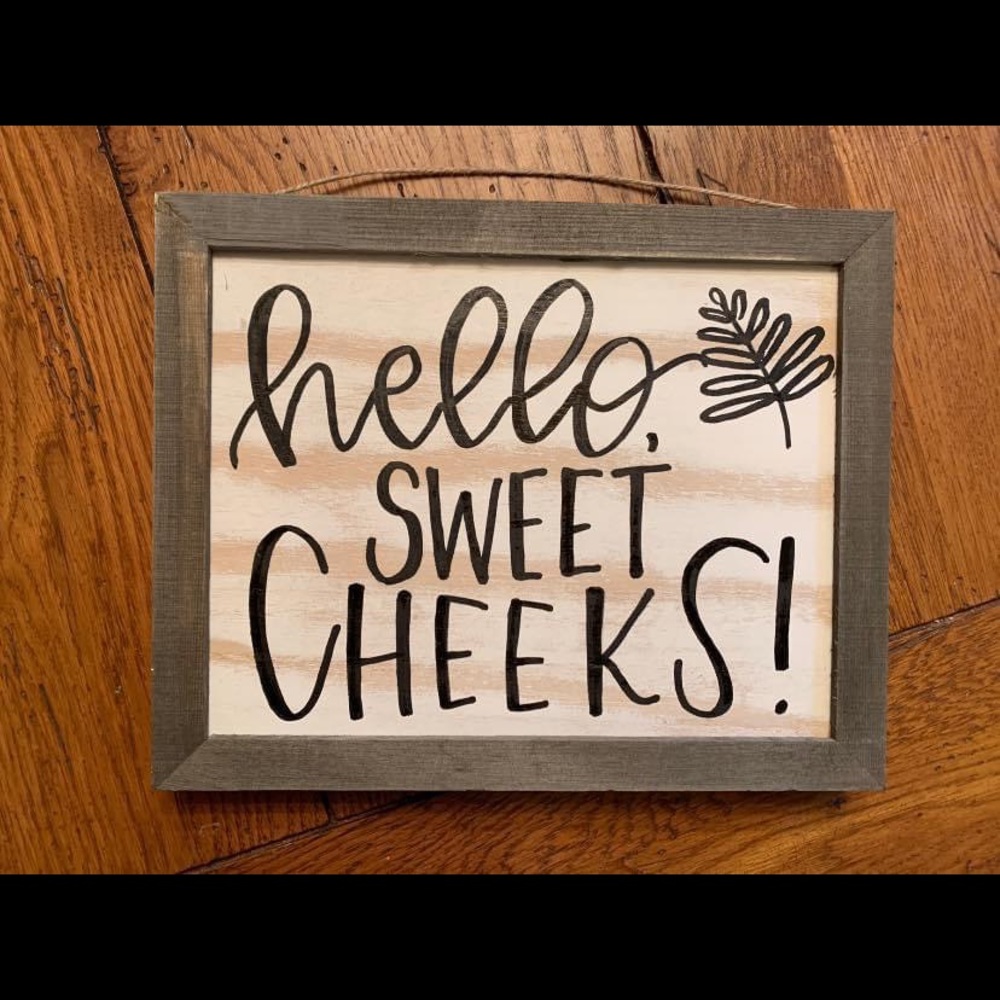 8x10” bathroom sign